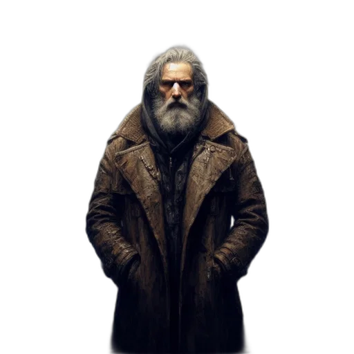 jacket, face, animal, mask, concept art, photorealistic, pixel art, fantasy art transparent PNG cut-out