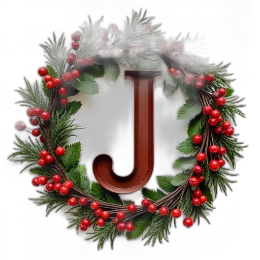 jewelry, photorealistic, 3d render, festive, wreath, circular, arrangement, red transparent PNG cut-out