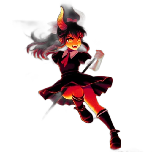 staff, weapon, concept art, pixel art, fantasy art, anime, fire, red transparent PNG cut-out