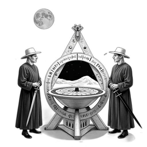 staff, jewelry, hat, sword, concept art, fantasy art, outer space, stylized transparent PNG cut-out