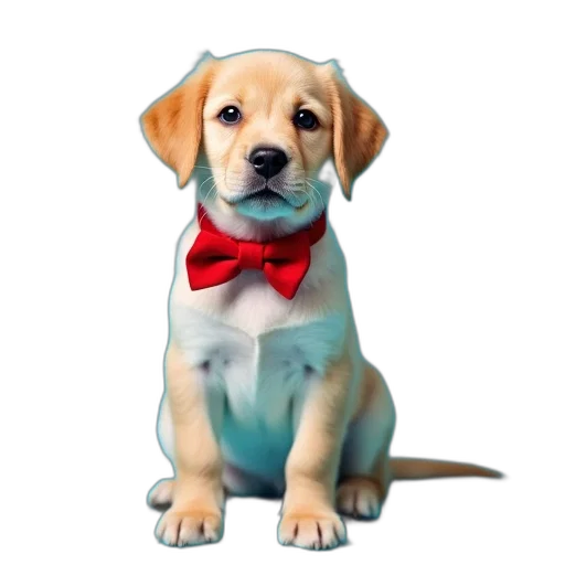 staff, animal, 3d render, photorealistic, pixel art, concept art, cute, puppy transparent PNG cut-out