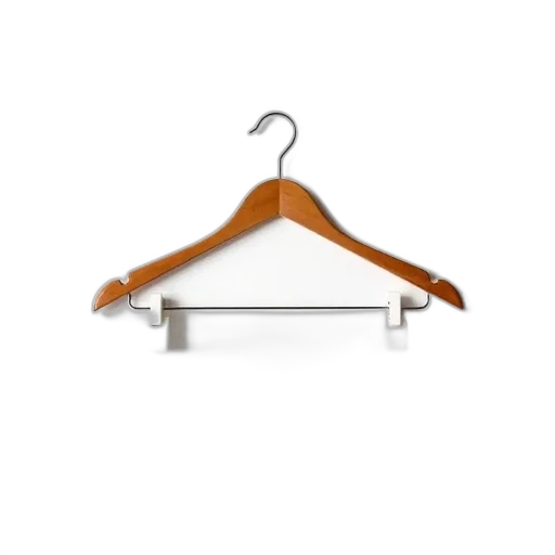 jacket, dress, staff, umbrella, 3d render, earth tones, wooden, hanger transparent PNG cut-out