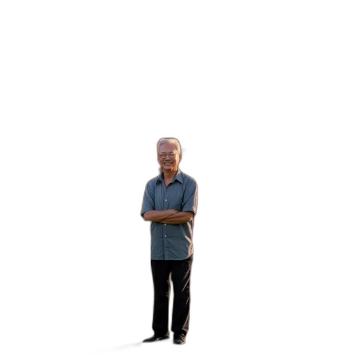 staff, face, umbrella, jacket, pixel art, 3d render, concept art, photorealistic transparent PNG cut-out