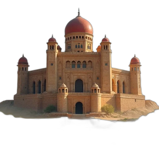 building, crown, 3d render, photorealistic, concept art, pixel art, majestic, castle transparent PNG cut-out