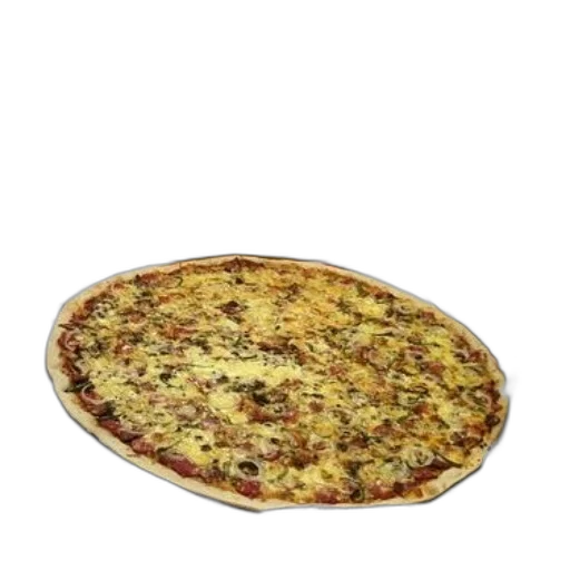 food, weapon, 3d render, photorealistic, large, pizza, cheese, toppings transparent PNG cut-out