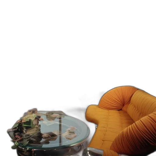 furniture, crown, robot, hat, 3d render, concept art, photorealistic, outer space transparent PNG cut-out