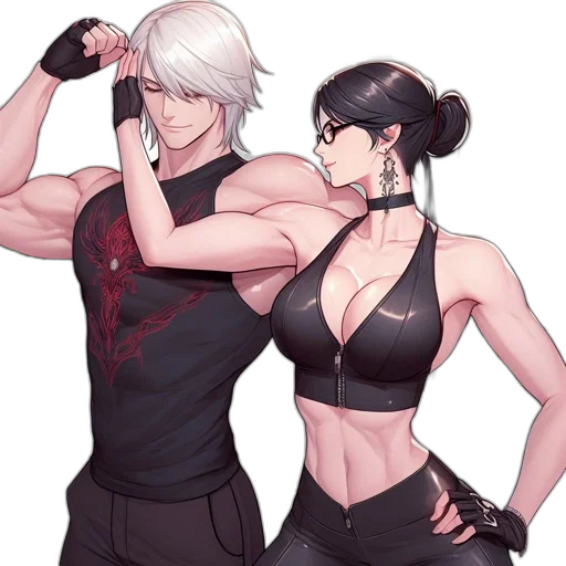 weapon, concept art, cyberpunk, pixel art, anime, red, monochrome, dark transparent PNG cut-out