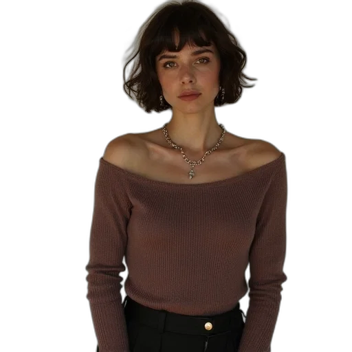 jewelry, jacket, dress, staff transparent PNG cut-out