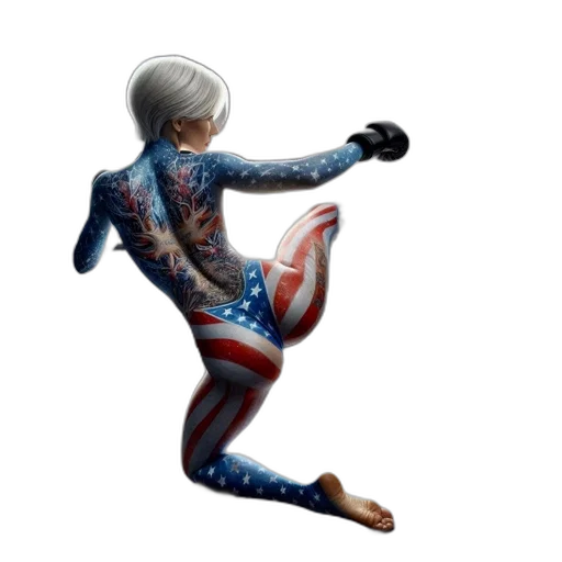 jacket, weapon, concept art, comic book art, pixel art, fantasy art, woman, short transparent PNG cut-out