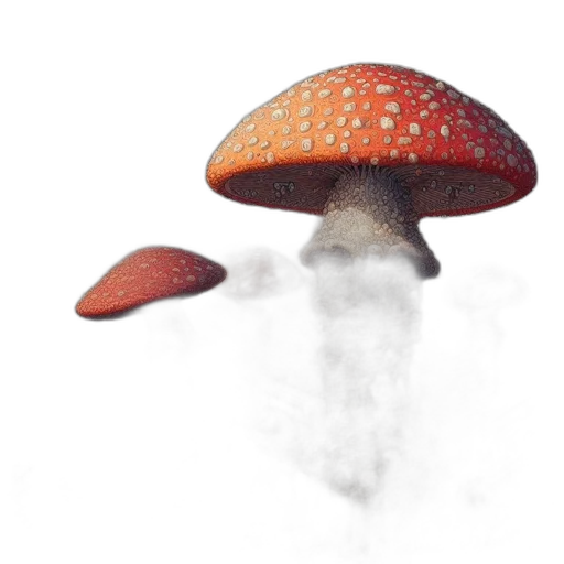 umbrella, hat, crown, dragon, 3d render, concept art, photorealistic, fantasy art transparent PNG cut-out