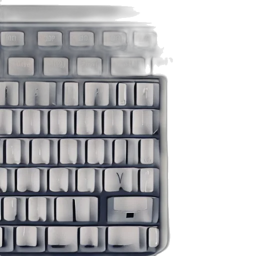 3d render, vaporwave, monochrome, five transparent PNG cut-out