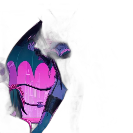 mask, dragon, robot, creature, concept art, vaporwave, 3d render, fantasy art transparent PNG cut-out