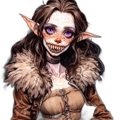 face, mask, staff, creature, fantasy art, concept art, pixel art, watercolor transparent PNG cut-out