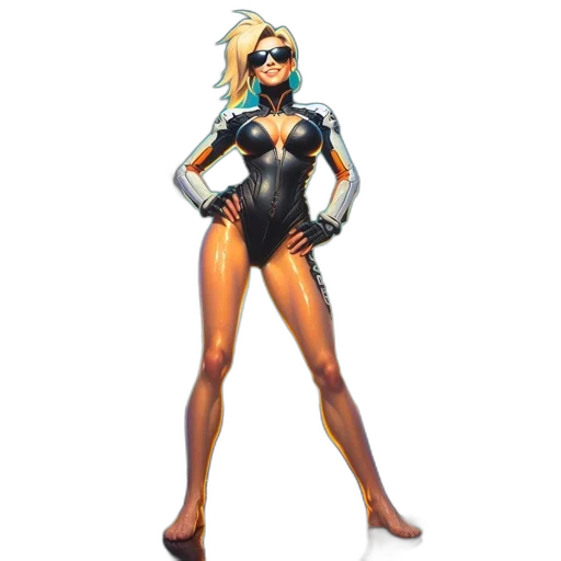 robot, weapon, dress, staff, concept art, pixel art, 3d render, comic book art transparent PNG cut-out