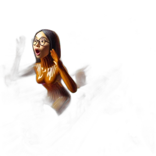 creature, face, dress, concept art, photorealistic, fantasy art, 3d render, underwater transparent PNG cut-out