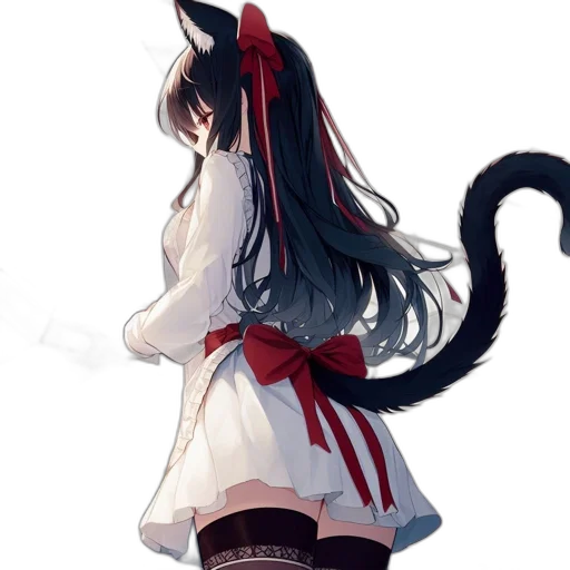 staff, dress, animal, weapon, anime, concept art, pixel art, fantasy art transparent PNG cut-out