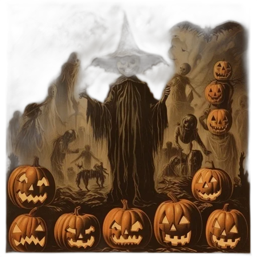 mask, creature, concept art, fantasy art, pixel art, fog, night, forest transparent PNG cut-out