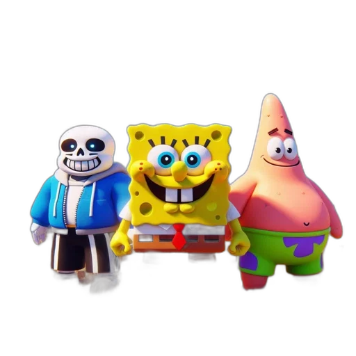 jewelry, 3d render, concept art, underwater, three, animated, characters, skeleton transparent PNG cut-out