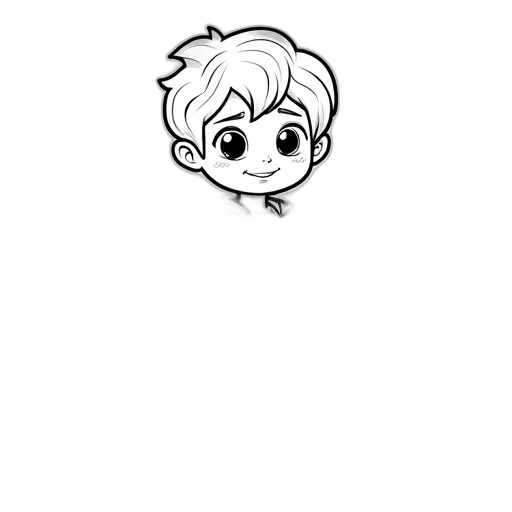 creature, face, cartoon, concept art, pixel art, comic book art, monochrome, green transparent PNG cut-out