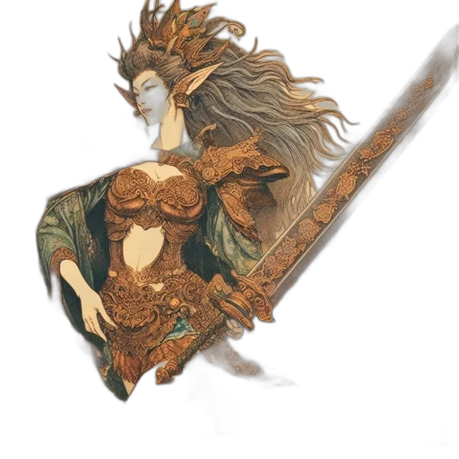 sword, crown, weapon, staff, fantasy art, concept art, watercolor, pixel art transparent PNG cut-out