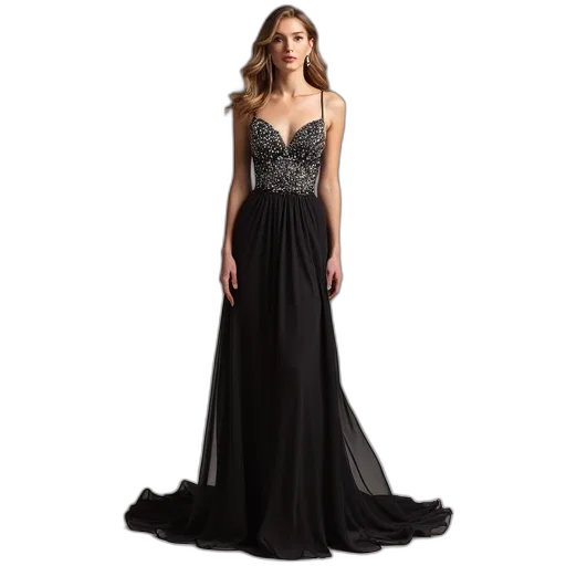 dress, dark, line, princess transparent PNG cut-out