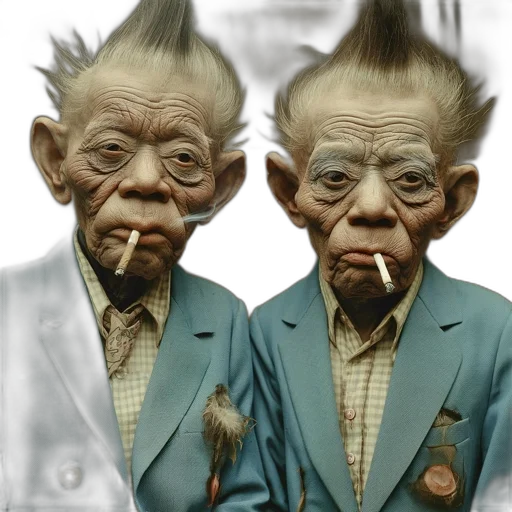 staff, mask, photorealistic, concept art, 3d render, cartoon, two, elderly transparent PNG cut-out