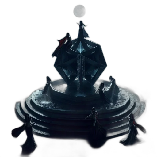 crown, hat, mask, robot, concept art, 3d render, fantasy art, pixel art transparent PNG cut-out