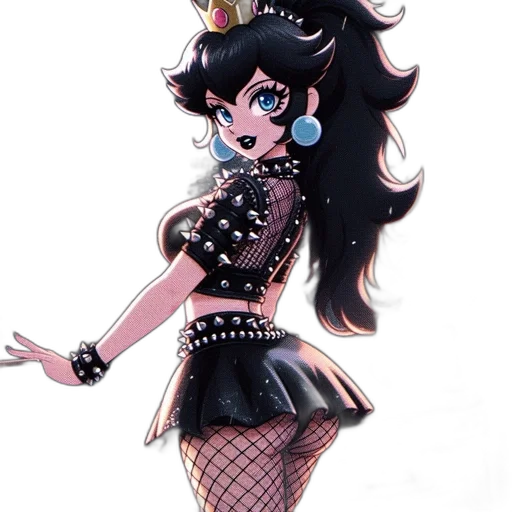 staff, crown, dress, cartoon, concept art, anime, pixel art, dark transparent PNG cut-out