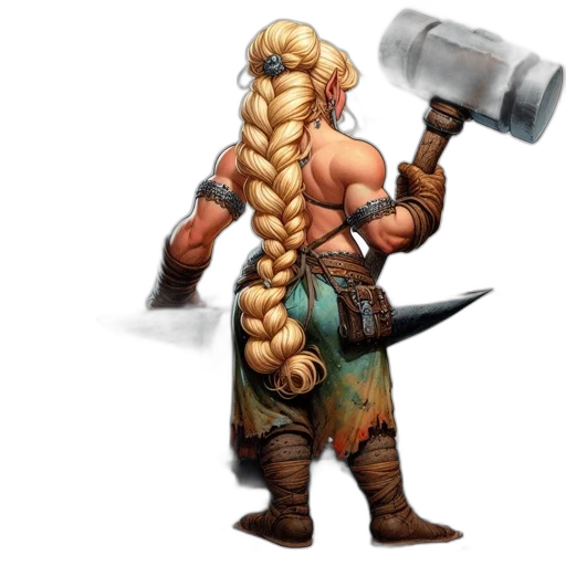 weapon, staff, sword, fantasy art, concept art, pixel art, comic book art, female transparent PNG cut-out