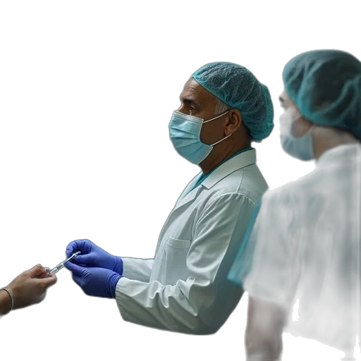 staff, people, waiting, given, corona, vaccine, new, delhi transparent PNG cut-out