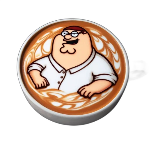 food, staff, 3d render, cartoon, photorealistic, pixel art, cup, coffee transparent PNG cut-out