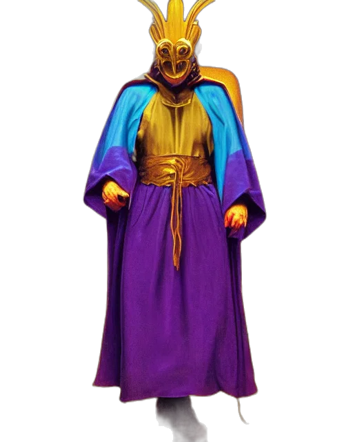 mask, staff, crown, robot transparent PNG cut-out