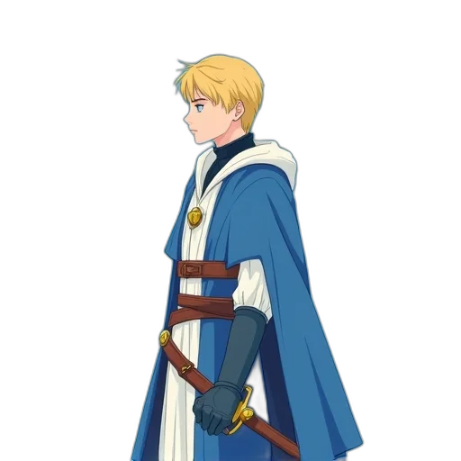 staff, sword, weapon, concept art, pixel art, anime, fantasy art, blue transparent PNG cut-out