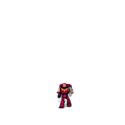 robot, weapon, creature, animal, pixel art, concept art, 3d render, vaporwave transparent PNG cut-out