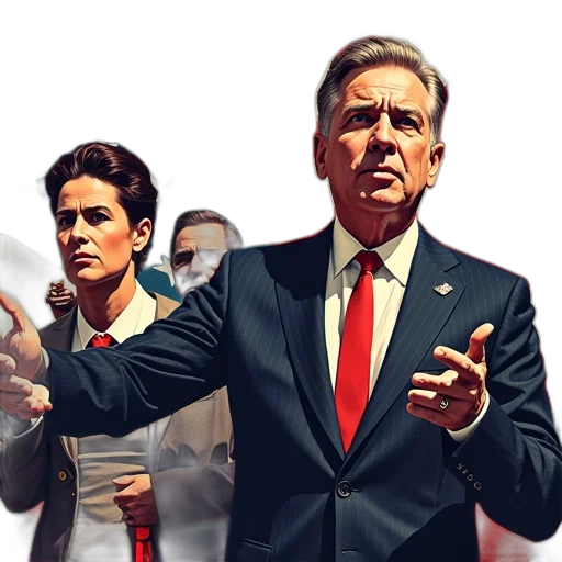 concept art, comic book art, pixel art, photorealistic, rock, vote, poster transparent PNG cut-out