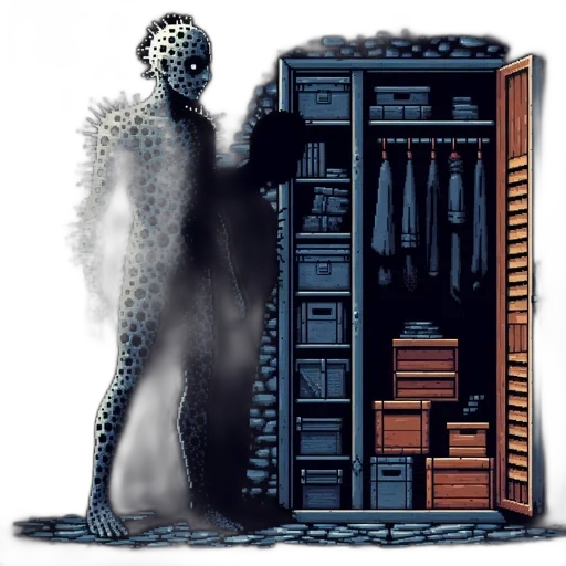 robot, furniture, creature, dress, concept art, pixel art, comic book art, cyberpunk transparent PNG cut-out