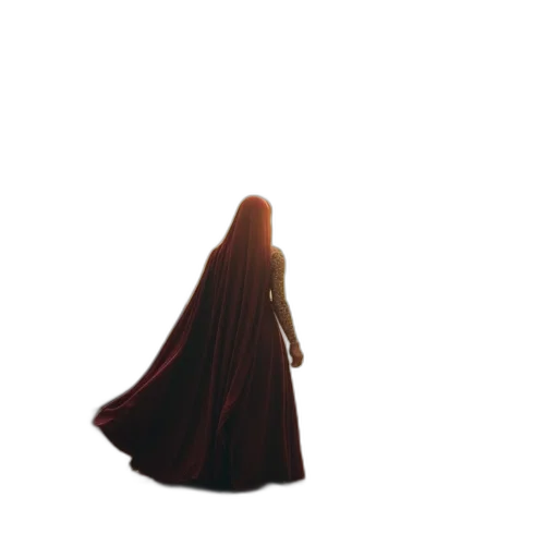 dress, jacket, sword, staff transparent PNG cut-out