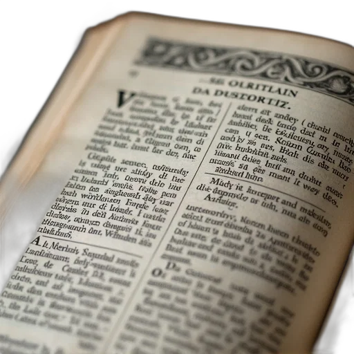 sword, weapon, close-up, view, old, book, page, ornate transparent PNG cut-out