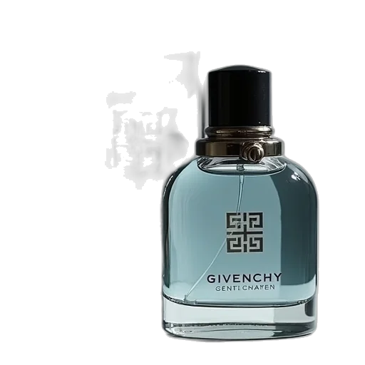 jewelry, monochrome, blue, givenchy, gentleman, perfume, 50ml transparent PNG cut-out