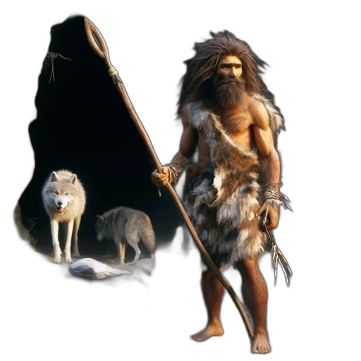 animal, staff, creature, concept art, fantasy art, 3d render, pixel art, earth tones transparent PNG cut-out