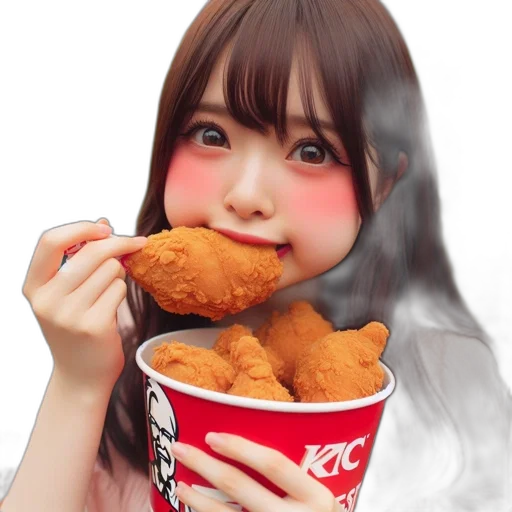 food, creature, face, animal, photorealistic, 3d render, anime, oil painting transparent PNG cut-out