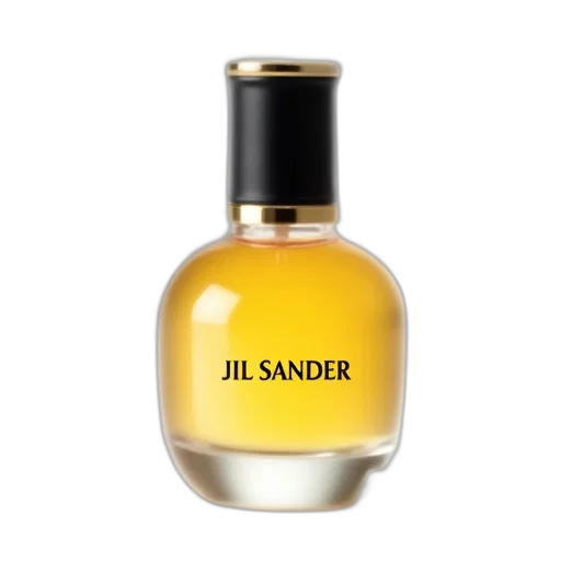 bottle, small, round, black, cap, golden, rim, containing transparent PNG cut-out