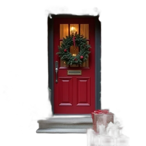 furniture, 3d render, photorealistic, snow, home, hardware, outdated, holidays transparent PNG cut-out