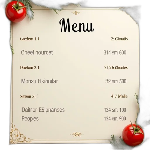 food, jewelry, menu, has, three, main, sections, shown transparent PNG cut-out