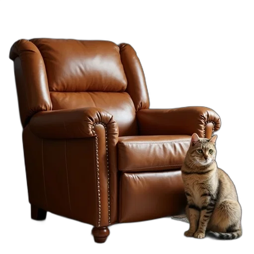 furniture, staff, animal, 3d render, photorealistic, classic, leather, lift transparent PNG cut-out