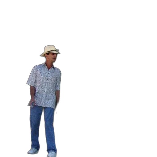 hat, jacket, staff, robot, 3d render, photorealistic, concept art, vaporwave transparent PNG cut-out