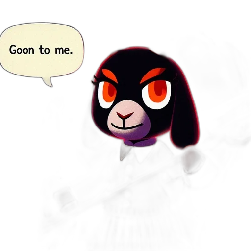 animal, cartoon, concept art, pixel art, anime, goat-like, creature, wielding transparent PNG cut-out