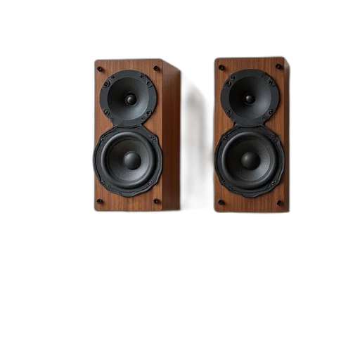 wall, speakers transparent PNG cut-out