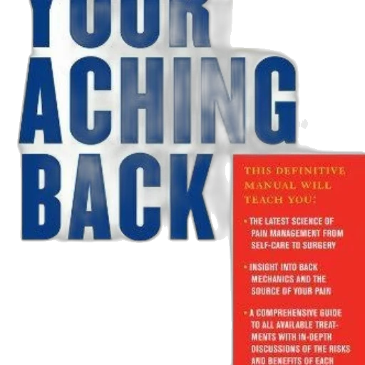 book, cover, titled, aching, back, doctor, guide, relief transparent PNG cut-out