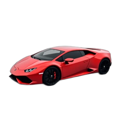 car, 3d render, photorealistic, concept art, red, sports, sleek, design transparent PNG cut-out